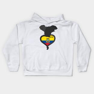 Gerbil Ecuador (dark) Kids Hoodie